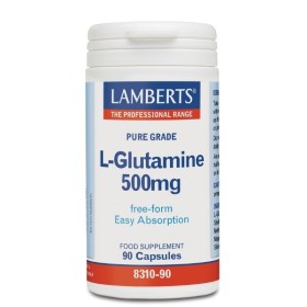 LAMBERTS L-Glutamine 500mg Gut & Immune System Supplement 90 Capsules