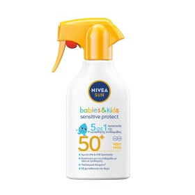 Nivea Sun Babies & Kids Sensitive Trigger SPF50+ Αντηλιακό Γαλάκτωμα για Πρόσωπο & Σώμα 250ml Nivea Sun Babies & Kids Sensitive Trigger SPF50+ Αντηλιακό Γαλάκτωμα για Πρόσωπο & Σώμα 250ml