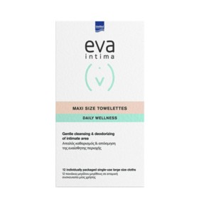 Intermed Εva Intima Fresh & Clean Towelettes Πανάκια Καθαρισμού Ευαίσθητης Περιοχής 12 Τεμάχια Intermed Εva Intima Fresh & Clean Towelettes Πανάκια Καθαρισμού Ευαίσθητης Περιοχής 12 Τεμάχια