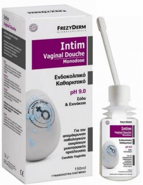 FREZYDERM Intim Vaginal Douche Monodose pH 9.0 Ενδοκολπικό Καθαριστικό 150ml