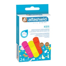 Alfashield Alfaplast Strips Kids Αυτοκόλλητα Επιθέματα σε Δύο Μεγέθη για Παιδιά 24 Τεμάχια Alfashield Alfaplast Strips Kids Αυτοκόλλητα Επιθέματα σε Δύο Μεγέθη για Παιδιά 24 Τεμάχια