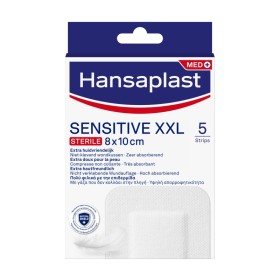 Hansaplast Sensitive Xxl 8x10cm 5 Τεμάχια Hansaplast Sensitive Xxl 8x10cm 5 Τεμάχια