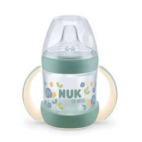 NUK for Nature Μπιμπερό Εκπαίδευσης με Δείκτη Ελέγχου Θερμοκρασίας Πράσινο 6+m 150ml [10.743.072]