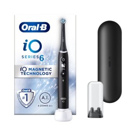 ORAL B iO Series 6 Electric Rechargeable Toothbrush Black Lava 1 Piece