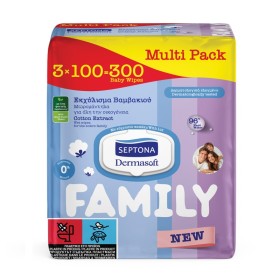 Septona Promo Dermasoft Family Cotton Μωρομάντηλα 3x100 Tεμάχια Septona Promo Dermasoft Family Cotton Μωρομάντηλα 3x100 Tεμάχια