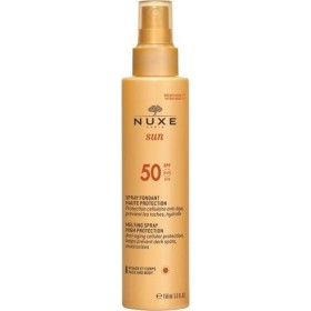 NUXE Sun Melting Spray Face & Body Αδιάβροχη & Αντηλιακή Κρέμα Προσώπου & Σώματος SPF50 150ml