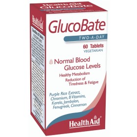 Health Aid Glucobate Συμπλήρωμα Διατροφής για τη Ρύθμιση της Γλυκόζης 60 Ταμπλέτες Health Aid Glucobate Συμπλήρωμα Διατροφής για τη Ρύθμιση της Γλυκόζης 60 Ταμπλέτες