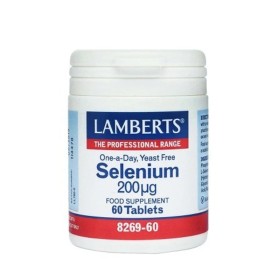 LAMBERTS Selenium 200μg Selenium Supplement 60 Capsules