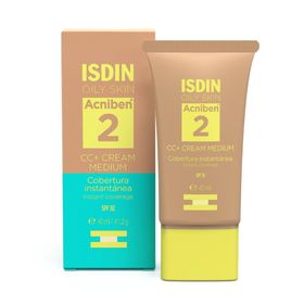 Isdin Acniben CC+ Medium Cream SPF30 Ενυδατική Κρέμα Προσώπου με Χρώμα για Λιπαρό & Ακνεϊκό Δέρμα 40ml Isdin Acniben CC+ Medium Cream SPF30 Ενυδατική Κρέμα Προσώπου με Χρώμα για Λιπαρό & Ακνεϊκό Δέρμα 40ml