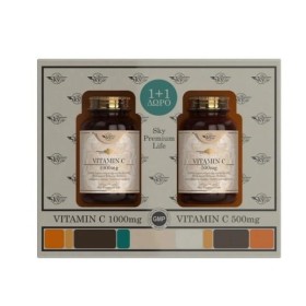 Sky Premium Life Promo Vitamin C 1000mg 60 Ταμπλέτες & Δώρο Vitamin C 500mg 60 Ταμπλέτες Sky Premium Life Promo Vitamin C 1000mg 60 Ταμπλέτες & Δώρο Vitamin C 500mg 60 Ταμπλέτες
