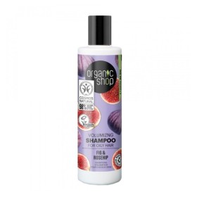 Organic Shop Volumizing Shampoo Fig & Rosehip Σαμπουάν για Όγκο για Λιπαρά Μαλλιά 280ml Organic Shop Volumizing Shampoo Fig & Rosehip Σαμπουάν για Όγκο για Λιπαρά Μαλλιά 280ml