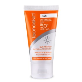 Tecnoskin Sun Protect Physical Fusion Αντηλιακή Κρέμα Προσώπου για Ευαίσθητες & Ευερέθιστες Επιδερμίδες Spf50+ 50ml