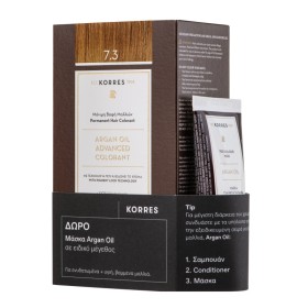 Korres Promo Argan Oil Advanced Colorant 7.3 Βαφή Μαλλιών Ξανθό Χρυσό Μελί 50ml & Μάσκα Argan Oil 40ml Korres Promo Argan Oil Advanced Colorant 7.3 Βαφή Μαλλιών Ξανθό Χρυσό Μελί 50ml & Μάσκα Argan Oil 40ml