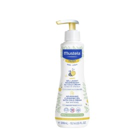 MUSTELA Nourishing Cleansing Gel Hair And Body With Cold Cream for Dry Skin 300ml