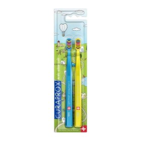 Curaprox Kids Ultra Soft Toothbrush Μαλακή Οδοντόβουρτσα για Παιδιά 2 Τεμάχια