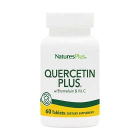 NATURES PLUS Quercetin Plus Συμπλήρωμα κατά των Αλλεργειών με Βιταμίνη C 60 Ταμπλέτες