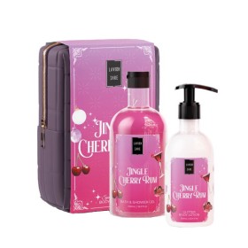 Lavish Care Promo Xmas Jingle Cherry Rum Shower Gel Αφρόλουτρο 500ml & Γαλάκτωμα Σώματος 300ml