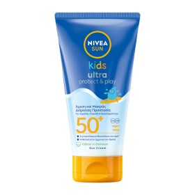 Nivea Sun Kids Ultra Protect & Play Sun Cream Spf50+ Αδιάβροχο Παιδικό Αντηλιακό Γαλάκτωμα 150ml Nivea Sun Kids Ultra Protect & Play Sun Cream Spf50+ Αδιάβροχο Παιδικό Αντηλιακό Γαλάκτωμα 150ml