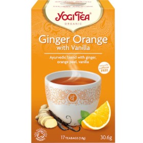 YOGI TEA Ginger Orange Organic Tea Spicy Ginger & Sweet Orange 17 Sachets 30.6g