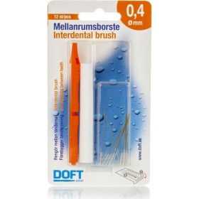 Doft Interdental Brush Πορτοκαλί 0.4mm 12 Τεμάχια Doft Interdental Brush Πορτοκαλί 0.4mm 12 Τεμάχια