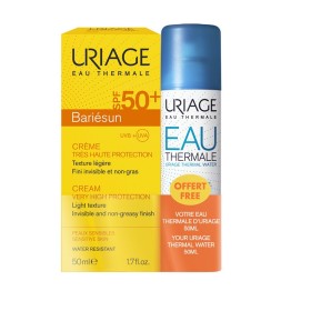 URIAGE Bariesun Cream SPF50+ 50ml & EAU Themale Water 50ml