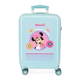 Joumma Bags Disney Minnie Today Is My Day Παιδική Βαλίτσα Καμπίνας Slim 55x38x20cm Γαλάζιο