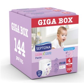 Septona Giga Box Calm N Care Maxi No 4 (7-13kg) Πάνες-Βρακάκια 3x48 Τεμάχια