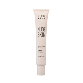 Mon Reve Nude Skin Normal to Dry Skin Satin Finish Spf20 Tinted Cream No 102 30ml Mon Reve Nude Skin Normal to Dry Skin Satin Finish Spf20 Tinted Cream No 102 30ml
