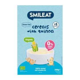Smileat Organic Βρεφική Κρέμα Δημητριακών με Κινόα από 6m+200g Smileat Organic Βρεφική Κρέμα Δημητριακών με Κινόα από 6m+200g