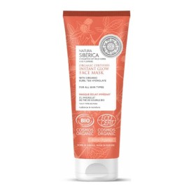 NATURA SIBERICA Organic Certified Instant Glow Mask Tea Hydroplate Οργανική Μάσκα Προσώπου 75ml