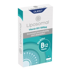 Quest Liposomal Vitamin B12 1000μg Λιποσωμική Βιταμίνη B12 για Καλύτερη Απορρόφηση 30 Κάψουλες Quest Liposomal Vitamin B12 1000μg Λιποσωμική Βιταμίνη B12 για Καλύτερη Απορρόφηση 30 Κάψουλες