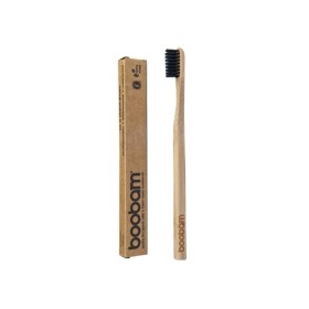 Boobam Brush Natural Οδοντόβουρτσα Ενηλίκων Από Φυσικό Μπαμπού Medium 1 Τεμάχιο