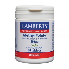 Lamberts Μethyl Folate 400mcg με Φολικό Οξύ 60 Ταμπλέτες