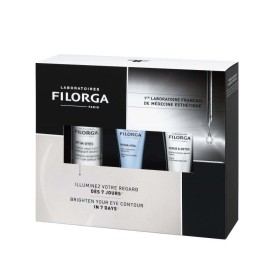 FILORGA Promo Lightening Scrub & Detox for Exfoliation 15ml & Hydra-Hyal Moisturizing Cream 15ml & Optim-Eyes Eye Cream 15ml