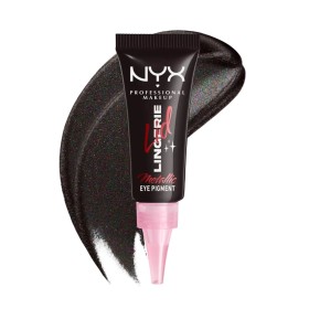 Nyx Professional Makeup Lid Lingerie Metallic Cream Eye Pigment Υγρή Σκιά Ματιών 01 Gothic Garter 6ml