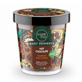 ORGANIC SHOP Body Desserts Hot Chocolate Warming Body Scrub Απολεπιστικό Σώματος 450ml
