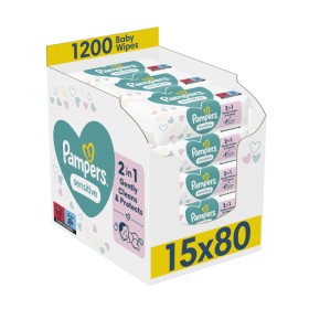 Pampers Promo Sensitive Μωρομάντηλα 15x80 Τεμάχια