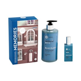PANTHENOL EXTRA Promo Memories Blue Flames 3in1 Cleanser Men's Shower Gel & Shampoo 500ml & Blue Flames Eau De Toilette Men's Perfume 50ml