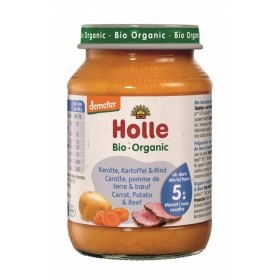 Holle Bio-Organic Βαζάκι Καρότο & Πατάτα & Μοσχάρι 5+m 190g