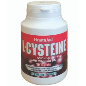 Health Aid L-Cysteine Συμπλήρωμα Διατροφής για Αύξηση του Μεταβολισμού 30ταμπλέτες Health Aid L-Cysteine Συμπλήρωμα Διατροφής για Αύξηση του Μεταβολισμού 30ταμπλέτες