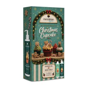 Messinian Spa Promo Caramel-Biscuit Christmas Cupcake Αφρόλουτρο 250ml & Γαλάκτωμα Σώματος 250ml Messinian Spa Promo Caramel-Biscuit Christmas Cupcake Αφρόλουτρο 250ml & Γαλάκτωμα Σώματος 250ml