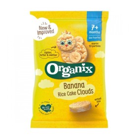 Organix Bio Clouds Ρυζογκοφρέτα με Μπανάνα 7m+ 40g