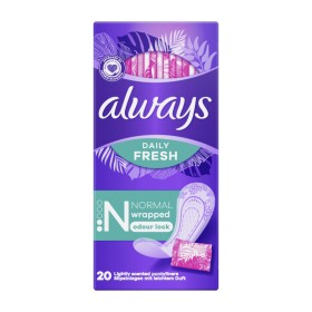 Always Daily Fresh Normal σερβιετάκια σε Ατομική Συσκευασία 20 Τεμάχια Always Daily Fresh Normal σερβιετάκια σε Ατομική Συσκευασία 20 Τεμάχια