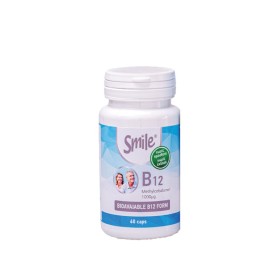 Smile B12 1000mg για την Καλή Λειτουργία του Νευρικού Συστήματος 60 Κάψουλες