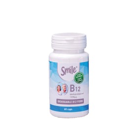 SMILE B12 1000mg για την Καλή Λειτουργία του Νευρικού Συστήματος 60 Κάψουλες