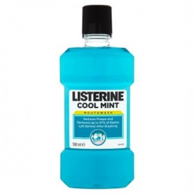 LISTERINE Cool Mint Oral Solution against plaque & bad breath 500ml