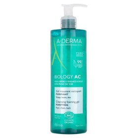 A-Derma Biology Ac Cleansing Foaming Gel Καθαρισμού Προσώπου για Λιπαρές Επιδερμίδες με Τάση Ακμής 400ml