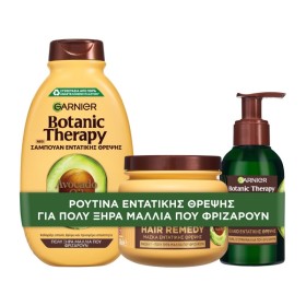 Garnier Promo Botanic Therapy Avocado Oil & Shea Butter Shampoo 400ml & Mask 340ml & Revival Elixir 120ml
