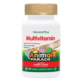 Natures Plus Animal Parade Gold Cherry Παιδική Πολυβιταμίνη 60 Μασώμενες Ταμπλέτες Natures Plus Animal Parade Gold Cherry Παιδική Πολυβιταμίνη 60 Μασώμενες Ταμπλέτες