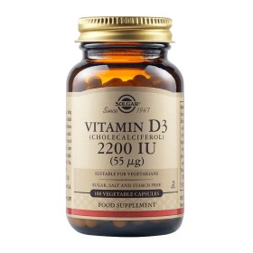 Solgar Vitamin D3 2200 Iu 100 Φυτικές Κάψουλες